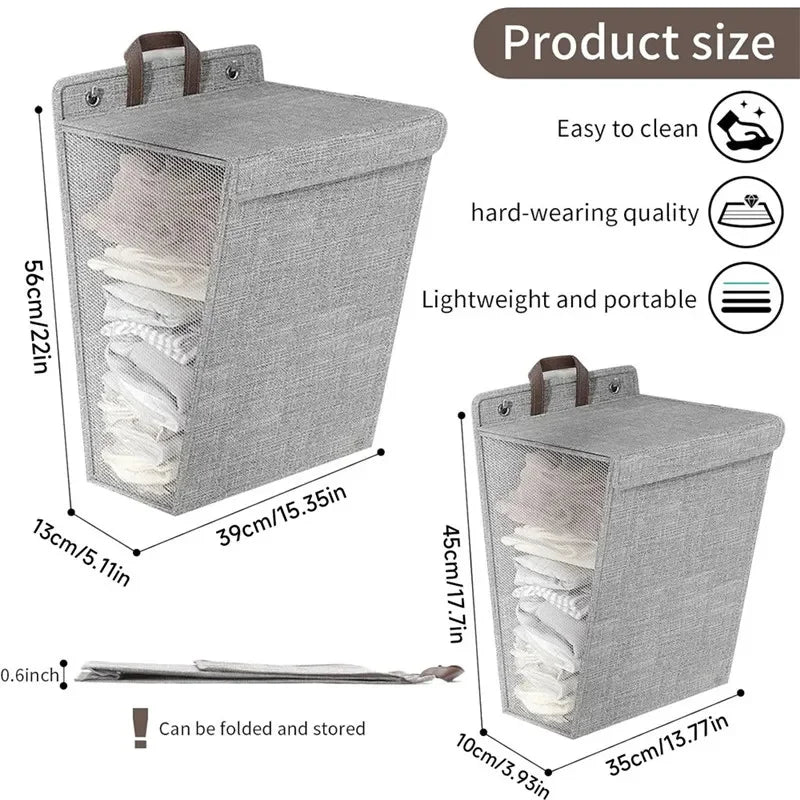 Multifunctional Punch Free Wall Hanging Washing Clothes Mesh Hook Organizer