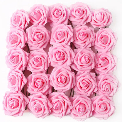 5/10/15/20/25Pcs Artificial Rose Flowers Wedding Centerpieces Arrangements Party