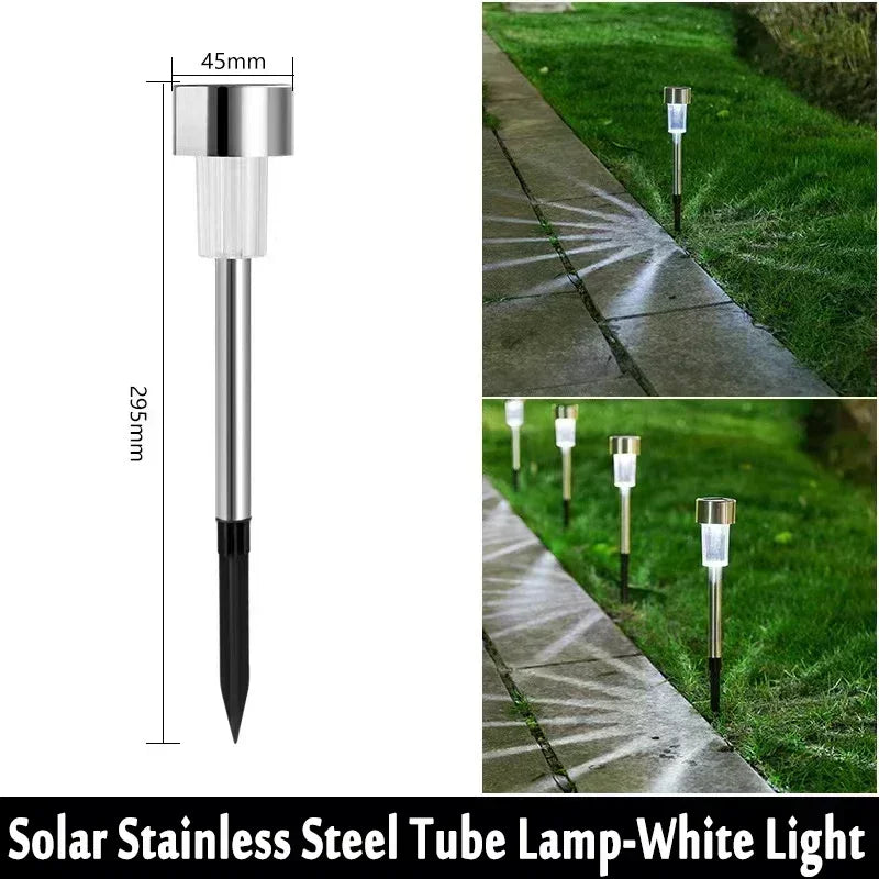 Outdoor Solar Powered Lamp Waterproof Landscape Lantern for Pathway Patio Decorative LED 10/20/30Pcs