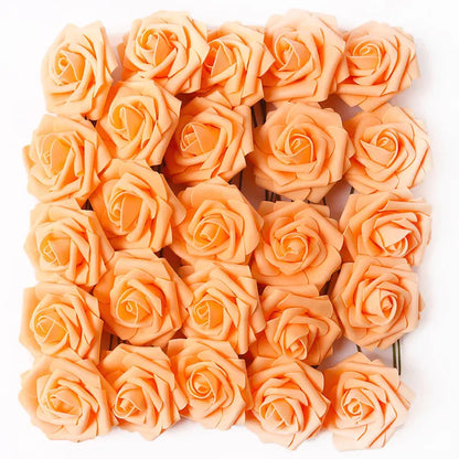 5/10/15/20/25Pcs Artificial Rose Flowers Wedding Centerpieces Arrangements Party