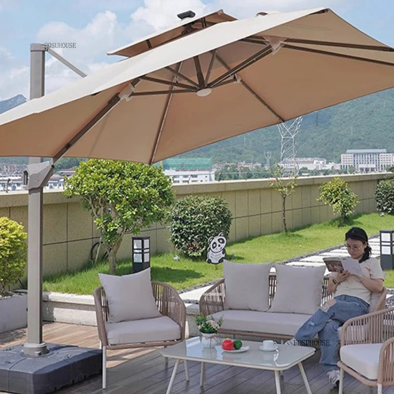Balcony Outdoor Parasol Garden Patio Umbrellas Villa Open-air Stall Large Sun Umbrella