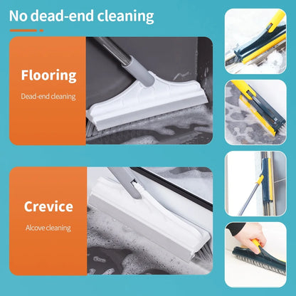 3 In 1 Cleaning Brush with Long Handle Rotating Floor