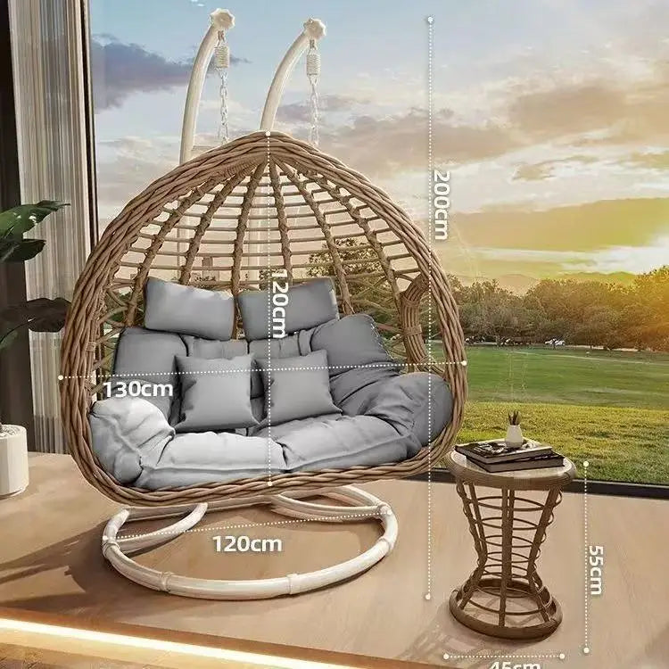 Hanging Basket Outdoor Swing Patio Double Hanging Chair