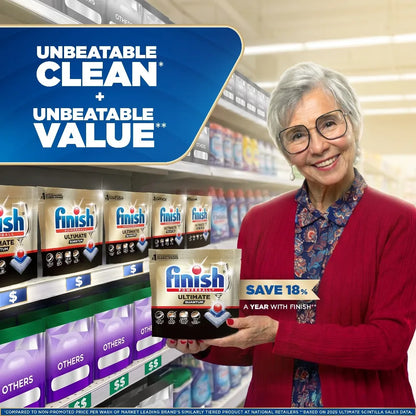 Ultimate Quantum Dishwasher Pods 50% More Cleaning Power, 11 Count