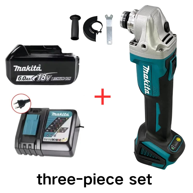 Makita 18V 125mm DGA404 Brushless Electric Angle Grinder High Power Rechargeable
