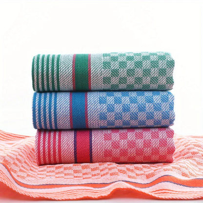 5pcs Kitchen Dish Towel Set, Large Rectangular Cleaning Cloths for Washing and Drying.