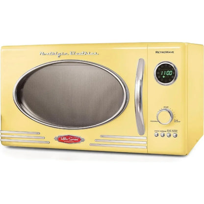 Countertop Microwave Oven, 800-Watt, 0.9 Cu Ft - 12 Pre-Programmed Cooking Settings - Digital Clock