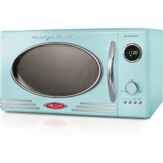 Countertop Microwave Oven, 800-Watt, 0.9 Cu Ft - 12 Pre-Programmed Cooking Settings - Digital Clock