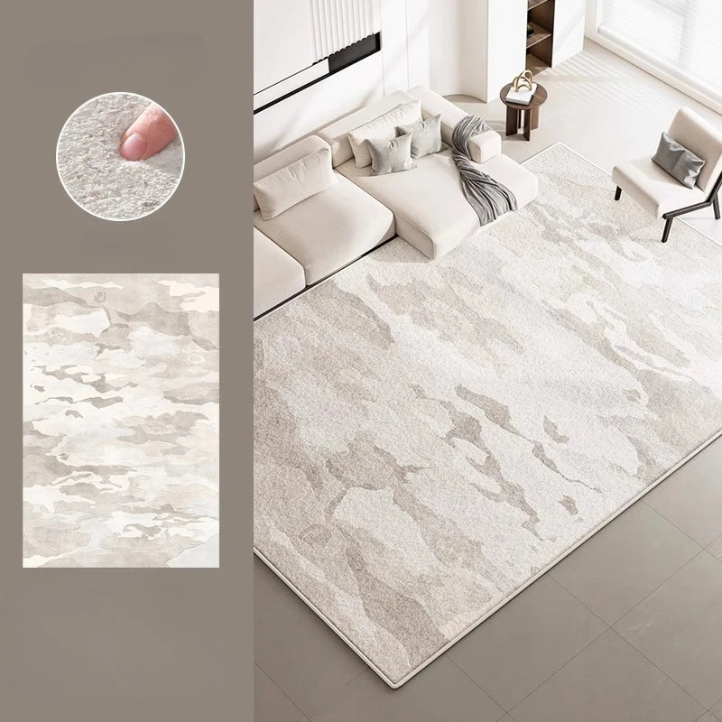 Cream Style Large Area Carpet Thick Plush Lounge Floor Mat Fluffy Soft Study Rug