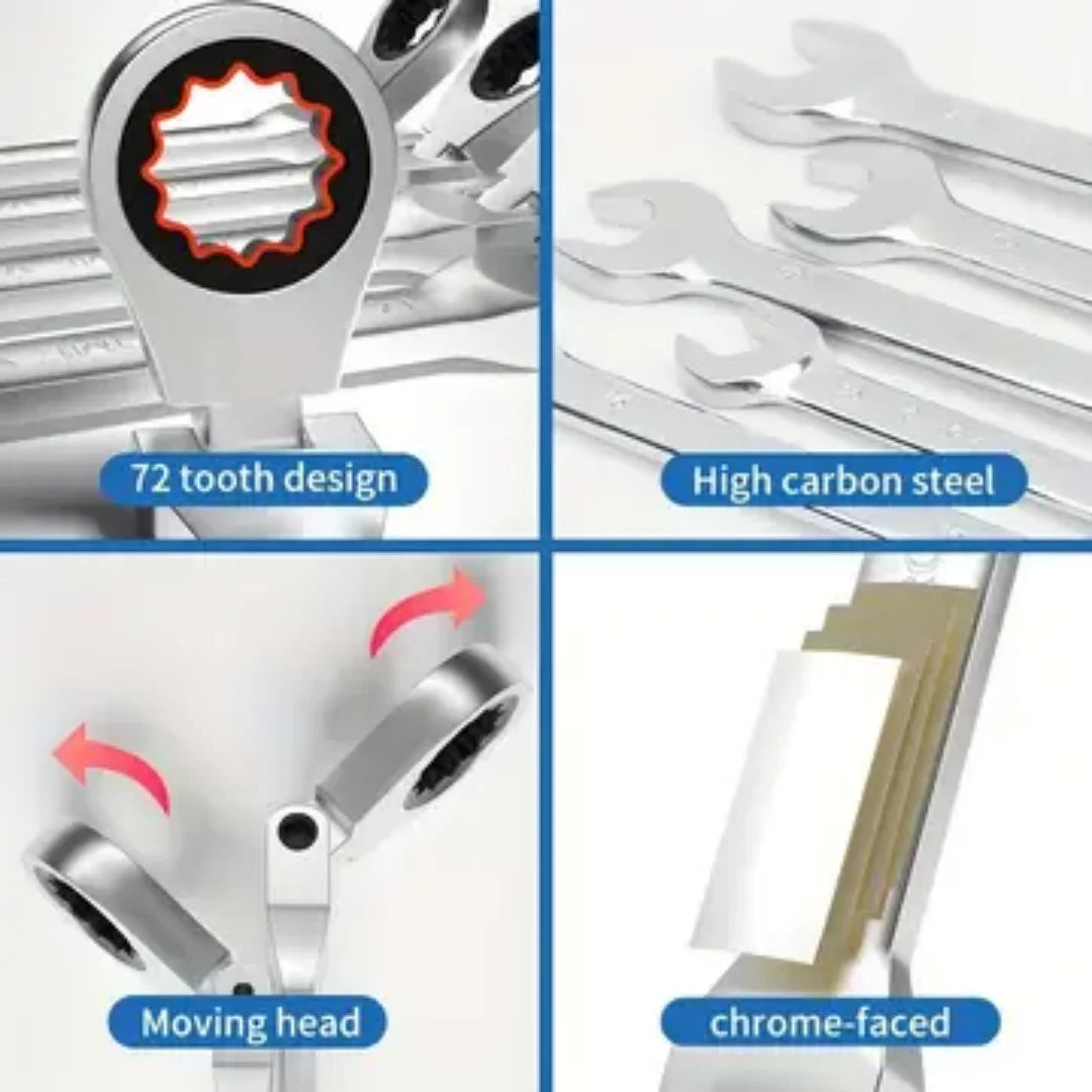 10PC Auto Repair Wrench Set, Hand Tools