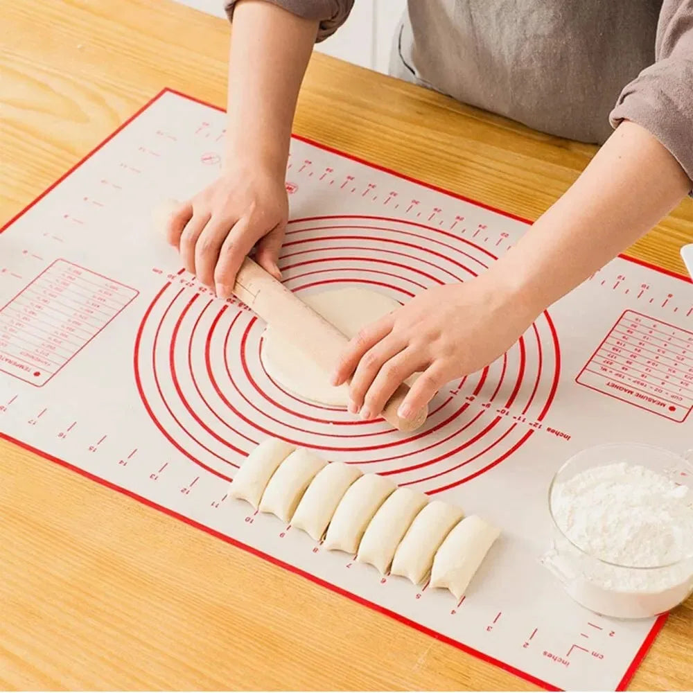 1PCS Silicone Baking Mat Kneading Pad Dough Mat Kitchen Cooking Grill Non-Stick Gadgets Bakeware