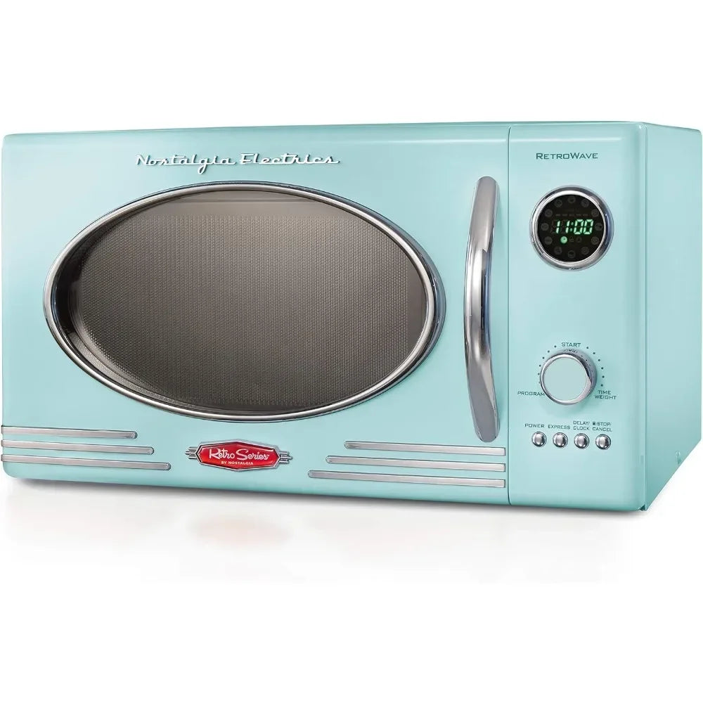 Countertop Microwave Oven, 800-Watt, 0.9 Cu Ft - 12 Pre-Programmed Cooking Settings - Digital Clock