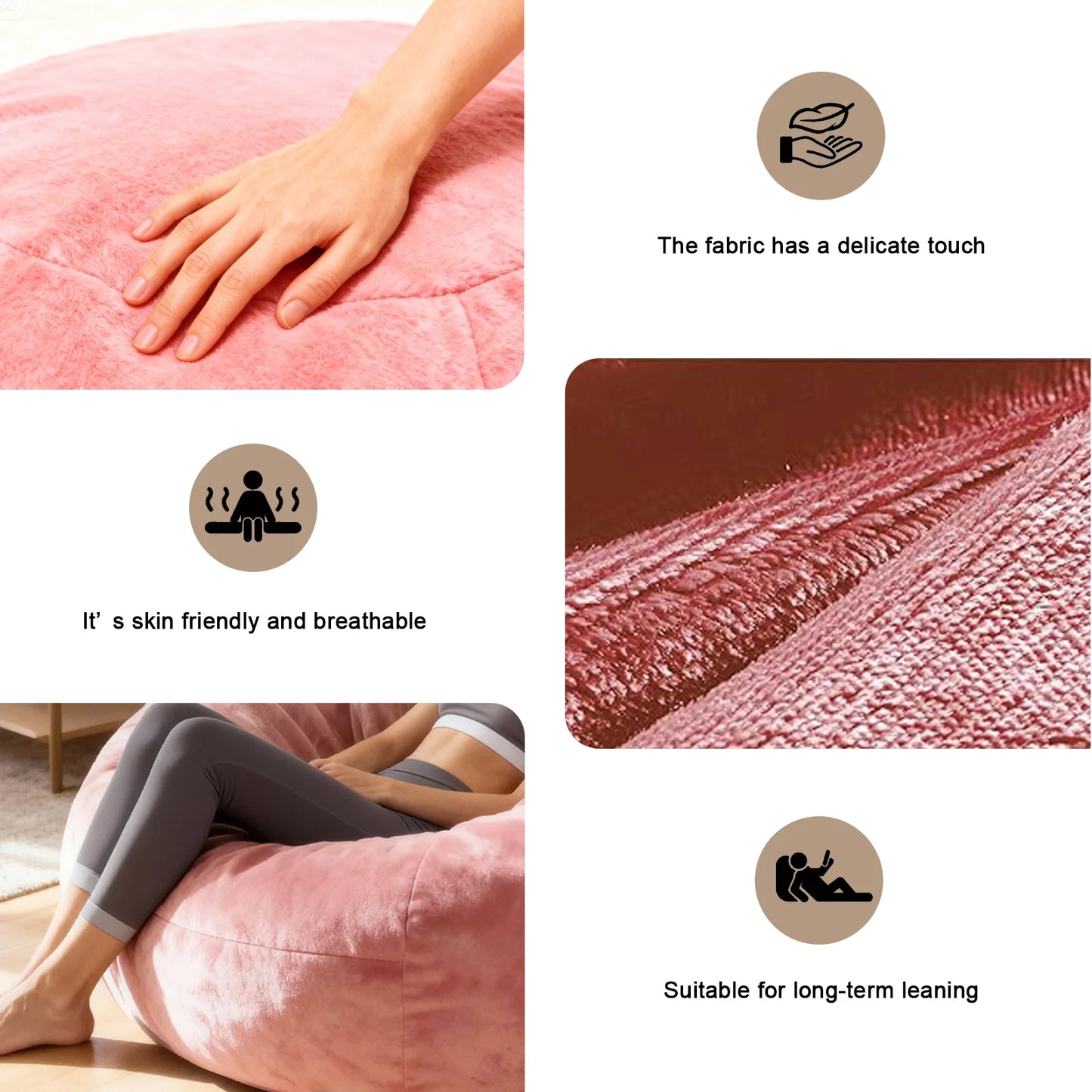 Big Bean Bag Chair with Filler Memory Foam Chair Super Soft Plush