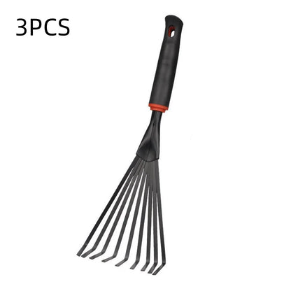 Garden Leaf Rake Hay Deciduous Farming Rake 9 Tooth Small Garden Rake Gardening