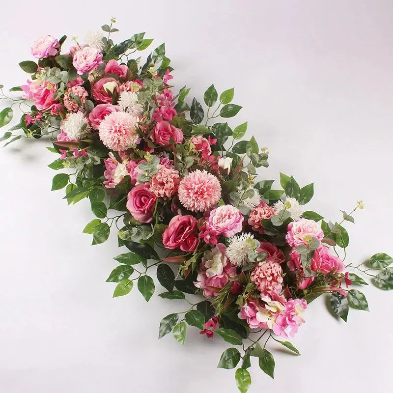 Luxury White Rose Artificial Flower Table Centerpiece Flowers