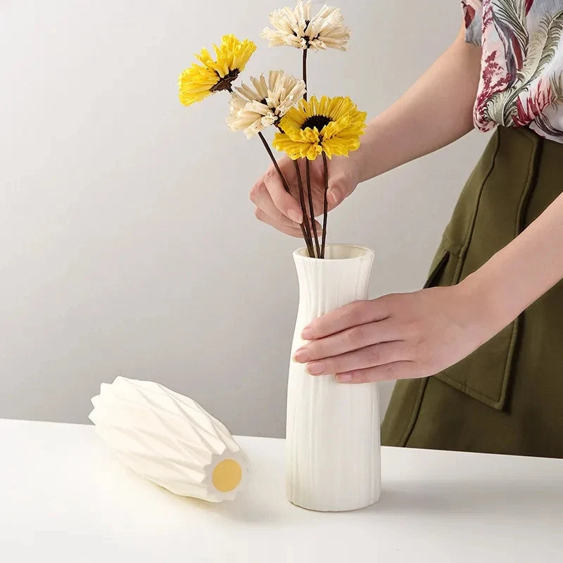 1pc Nordic Plastic Vase Simple Small Fresh Flower