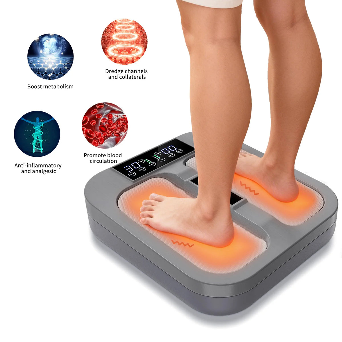 Oly life Tera P90 Plus Bioresonance Pemf Therapy Terahertz Foot Massager